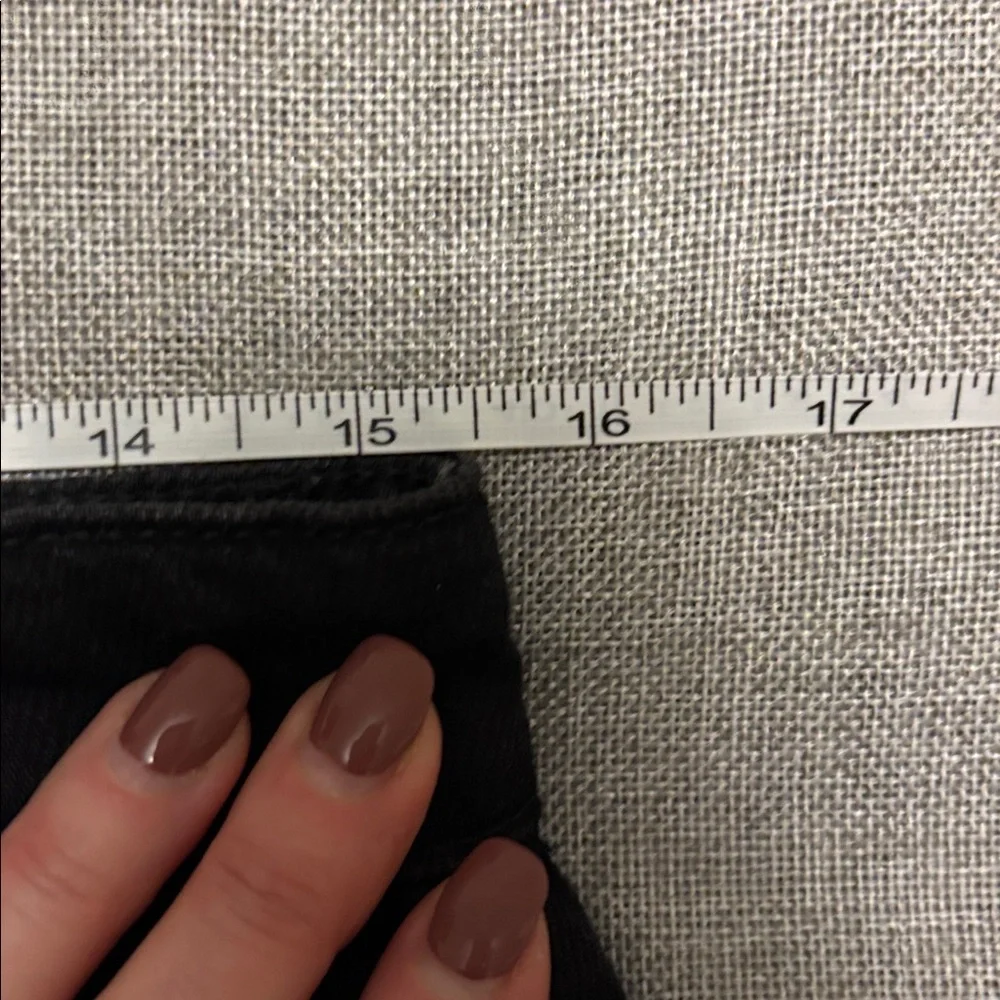 Massimo Dutti Black High-Rise, Straight Leg Jeans. - Picture 8 of 11